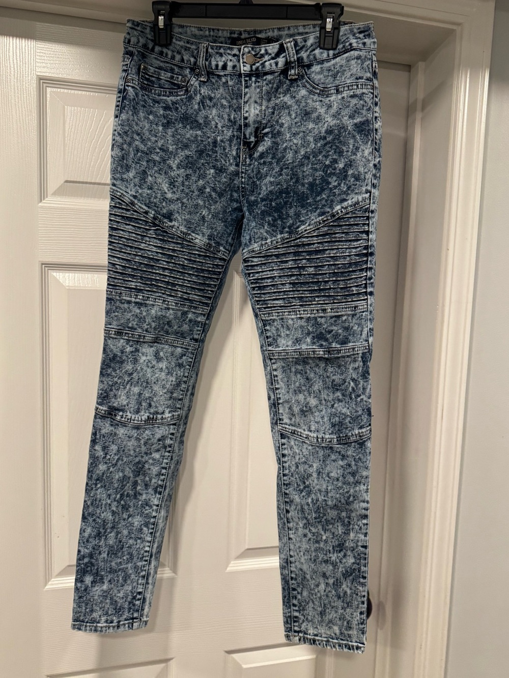 Denim Blvd 80s Vibe Acid Washed Skinny Stretch Jeans Junior Size 13
